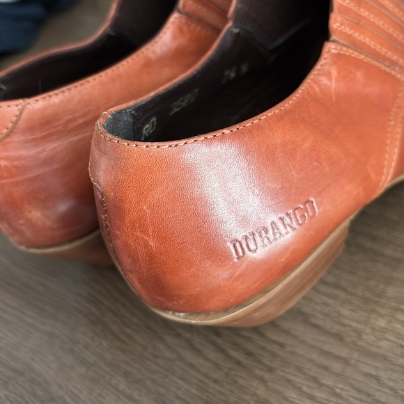 Women’s Durango Vintage Leather Ankle Pointed Toe Western Boots, Size 7.5 - Picture 5 of 9